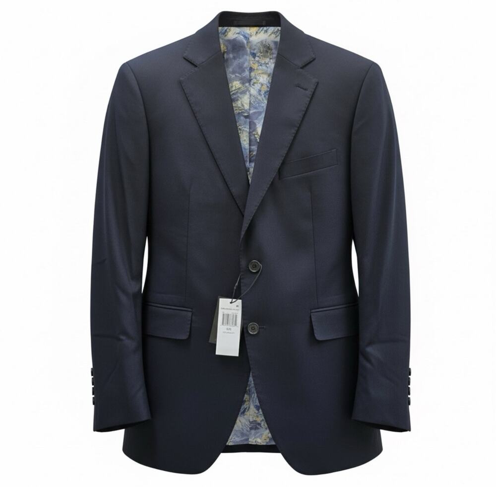 Alton Lane Blazer Sport Coat Mens 42R Navy Tailored Fit 2 Button Lined